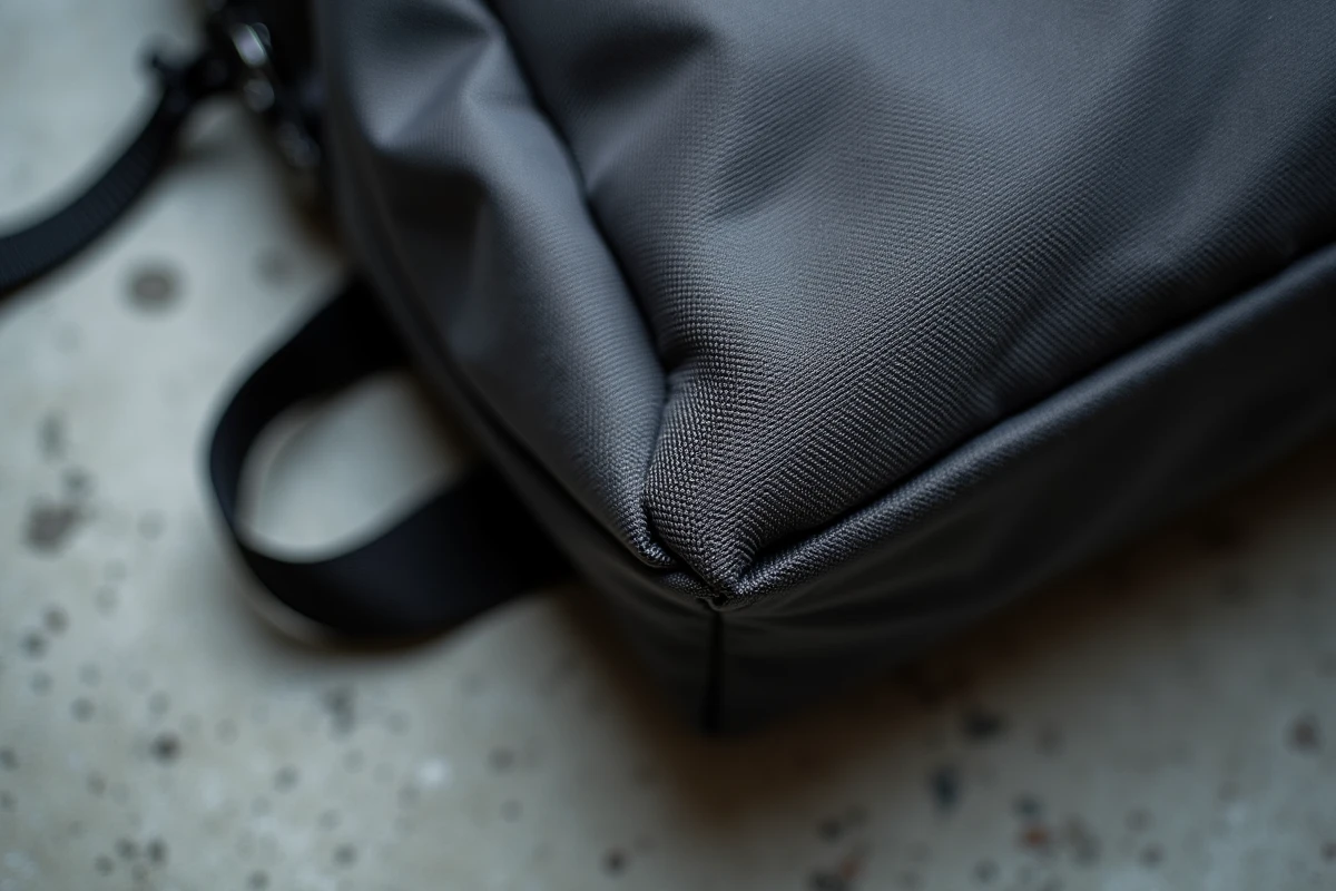 Texture du tissu Cordura et qualité des coutures d'un sac Eastpak authentique